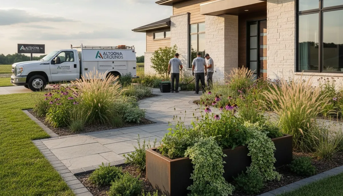 Des Moines, IA landscaping services for lawn care, mowing, and yard maintenance