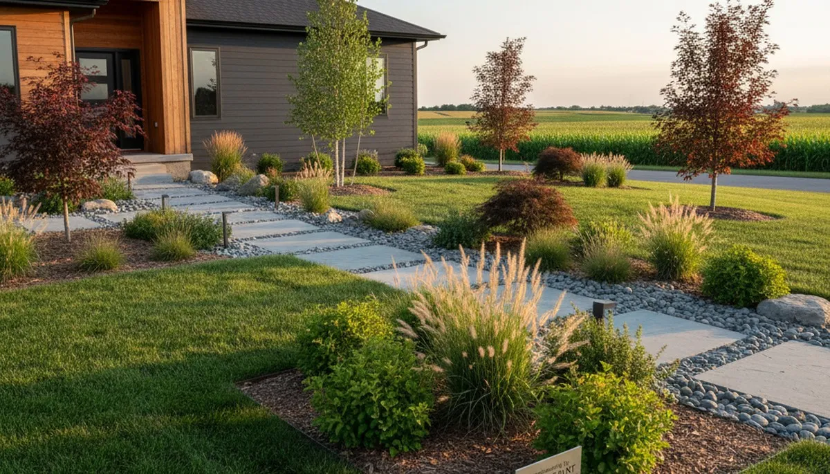 Landscaping service in Des Moines, IA for professional lawn care and yard maintenance